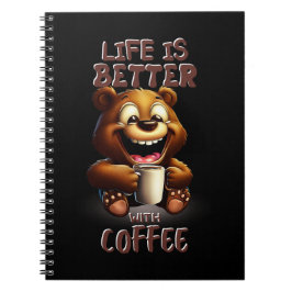 CUADERNO LIFE IS BETTER WITH A COFFEE