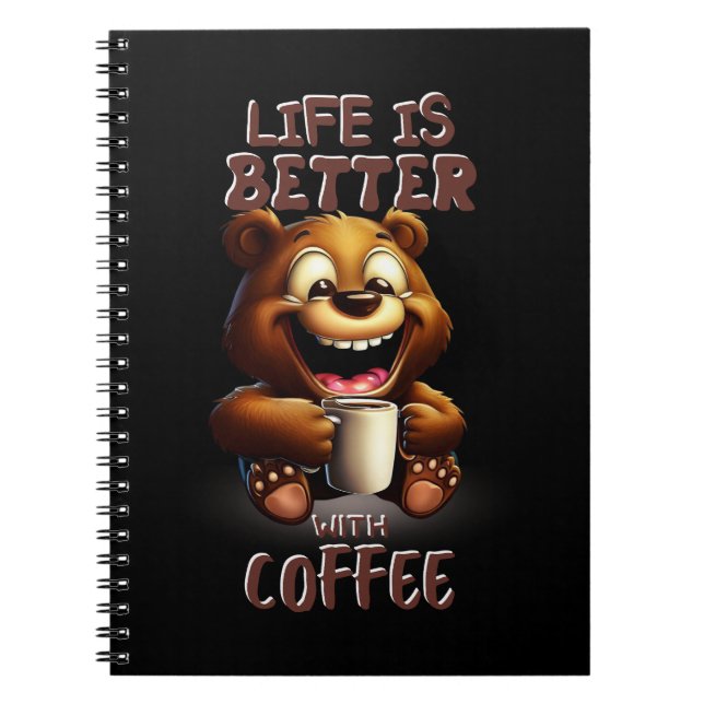 CUADERNO LIFE IS BETTER WITH A COFFEE (Frente)