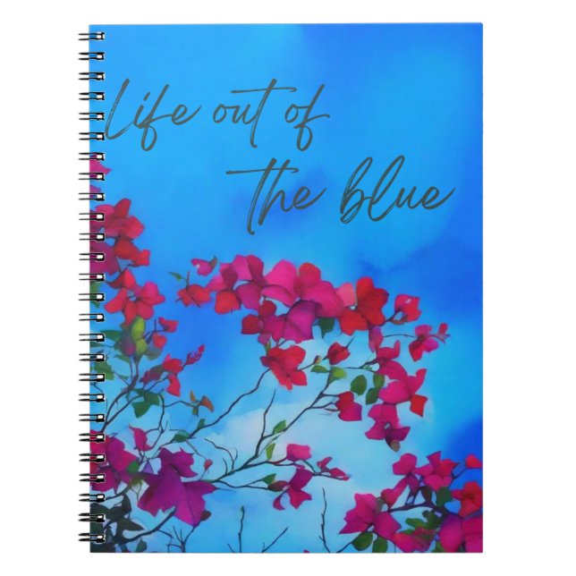 Cuaderno Life out of the blue (Frente)