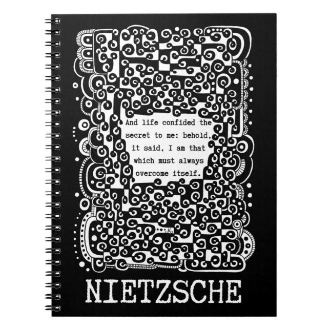 Cuaderno Lifes SECRET cita de Nietzsche (Frente)