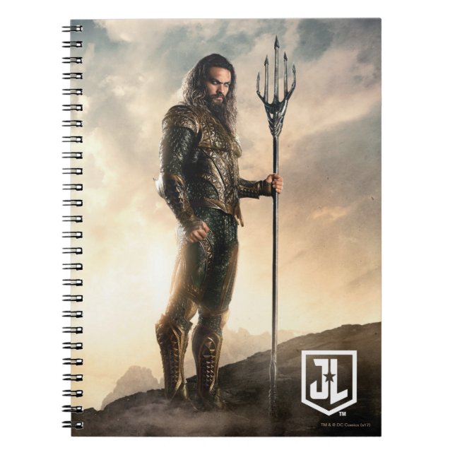 Cuaderno Liga de la Justicia | Aquaman En Battlefield (Frente)