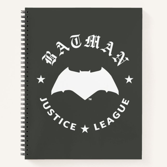 Cuaderno Liga de la Justicia | Batman Retro Bat Emblem (Anverso)