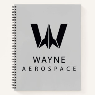 Cuaderno Liga de la Justicia Logo de Wayne Aerospace