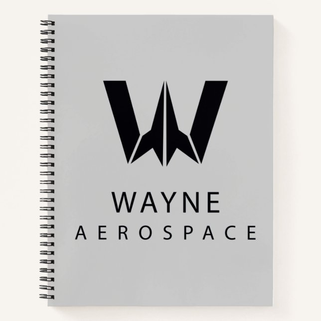 Cuaderno Liga de la Justicia | Logo de Wayne Aerospace (Anverso)