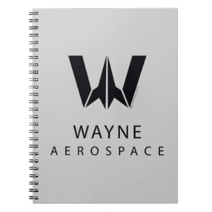 Cuaderno Liga de la Justicia Logo de Wayne Aerospace