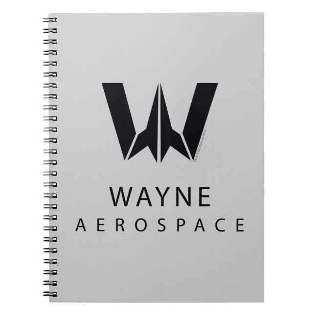 Cuaderno Liga de la Justicia | Logo de Wayne Aerospace (Frente)