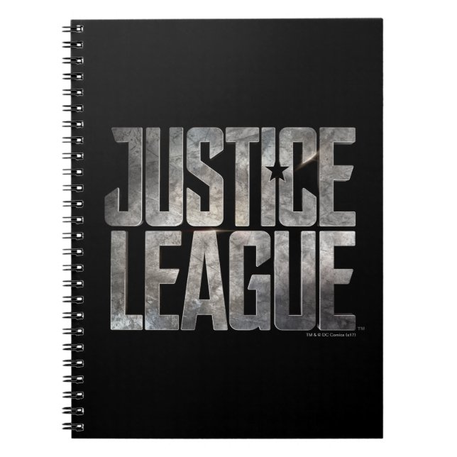 Cuaderno Liga de la Justicia | Logo metálico de la Liga de  (Frente)