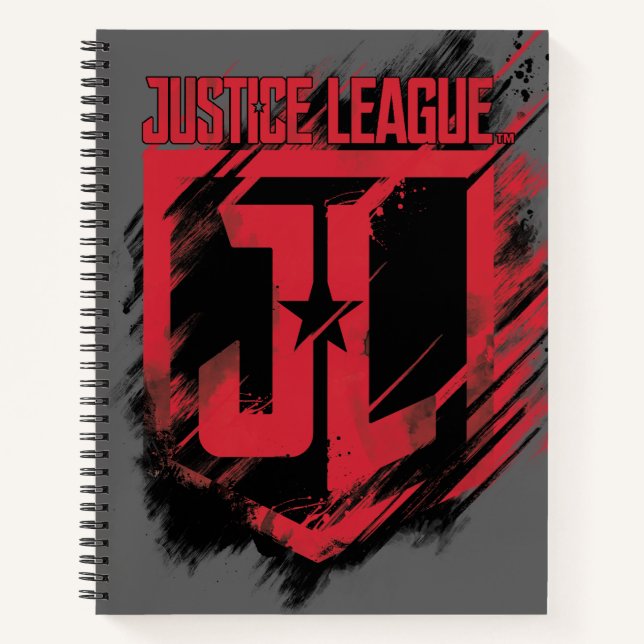 Cuaderno Liga de la Justicia | Pintura pinchada JL Shield (Anverso)