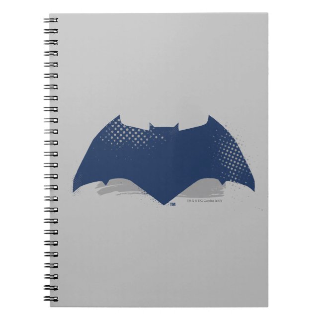 Cuaderno Liga de la Justicia | Símbolo batman de brocha y s (Frente)