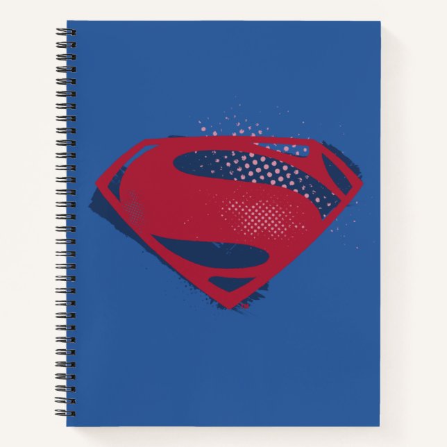 Cuaderno Liga de la Justicia | Símbolo de Superman de broch (Anverso)