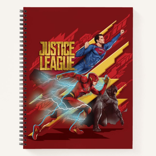 Cuaderno Liga de la Justicia | Superman, Flash y Batman Bad (Anverso)