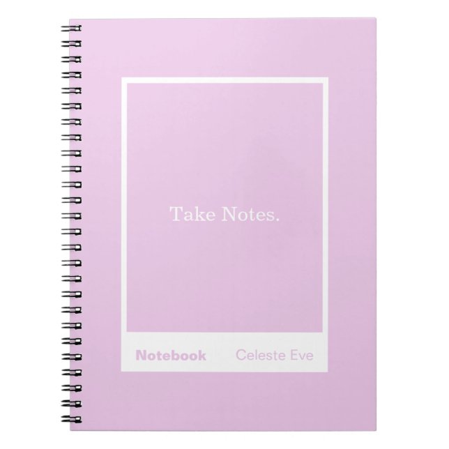 Cuaderno Light Amethyst Purple Block Quote Classic (Frente)