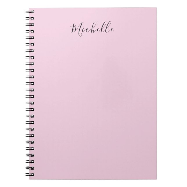 Cuaderno Light Pink Professional Unique Classic Handwriting (Frente)