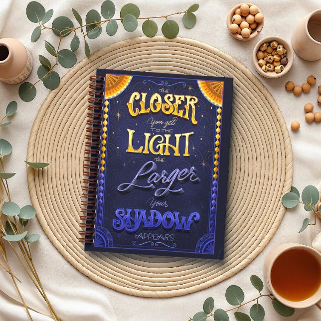Cuaderno Light & Shadow Inspirational Spiral Notebook  (Subido por el creador)