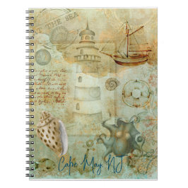Cuaderno Lighthouse Spiral Journal/Guest Book
