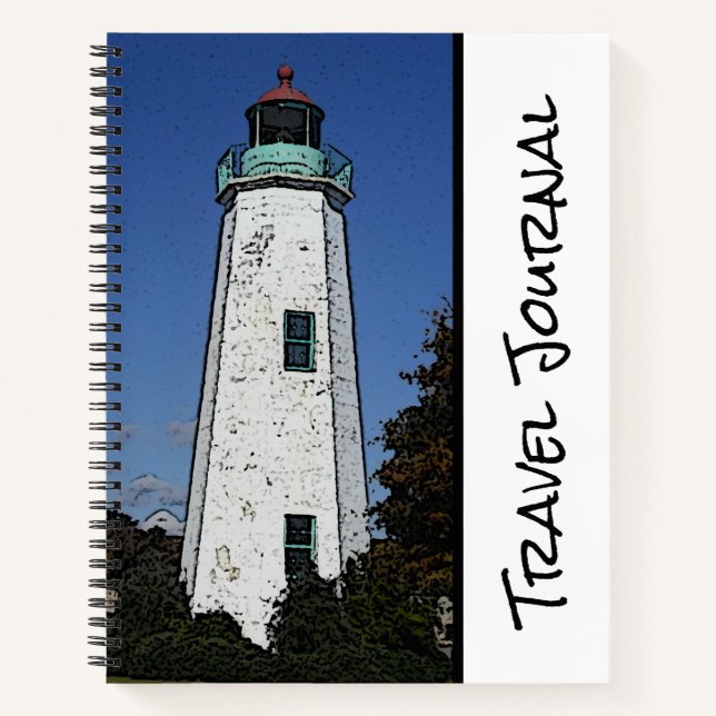 Cuaderno Lighthouse Travel Journal (Spiral Bound) (Anverso)