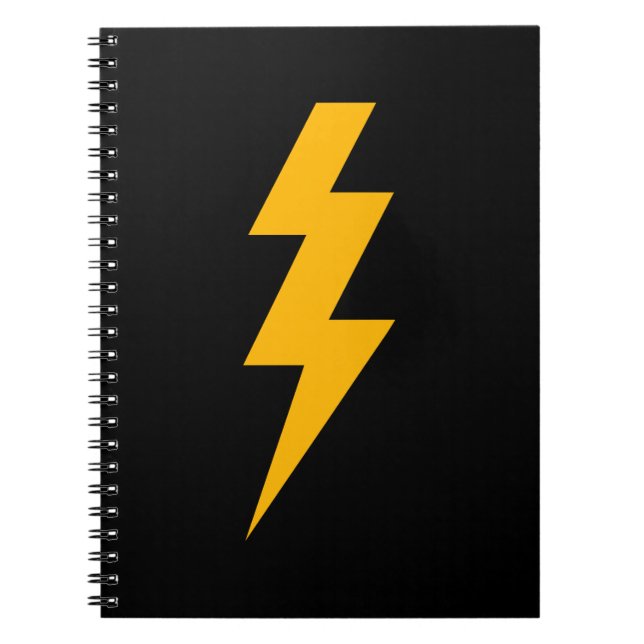 Cuaderno Lightning Bolt Yellow (Frente)