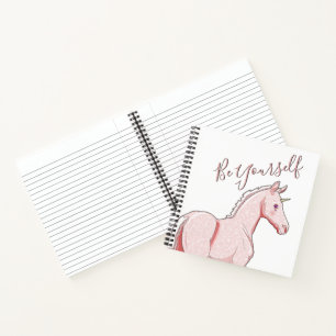 Cuaderno Lil Pink Palomino Unicornio (Sé tú mismo)