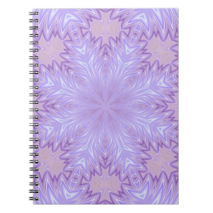 Cuaderno Lila Seda Navidad Abstracto