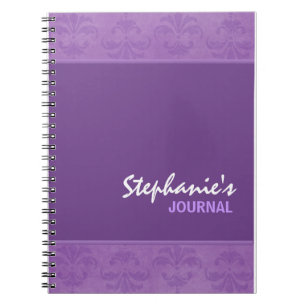 Cuaderno Lilac Damask