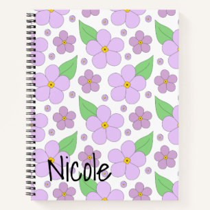 Cuaderno Lilac Flowers Notebook