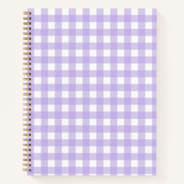 Cuaderno Lilac Gingham Notebook