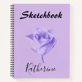 Cuaderno Lilac Purple Personalizado Sketchbook
