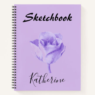 Cuaderno Lilac Purple Personalizado Sketchbook