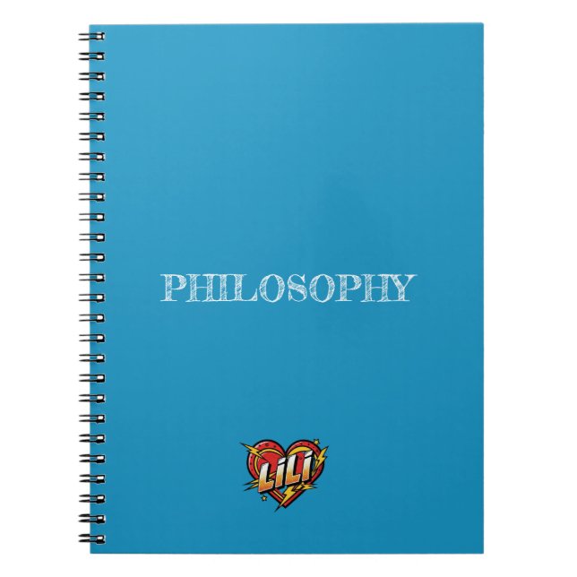 Cuaderno Lili Blue (Frente)