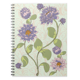 Cuaderno Lilies de agua de arrastre