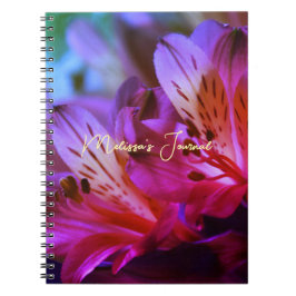 Cuaderno Lilies Diario o bloc de notas personalizable