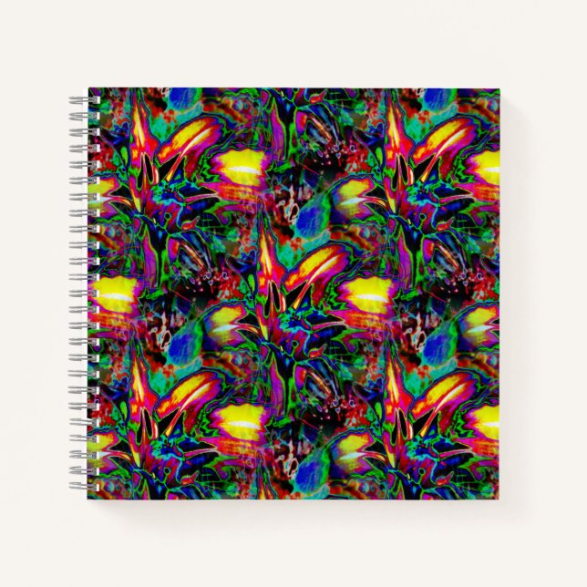 Cuaderno Lilies psicodélicos... (Anverso)