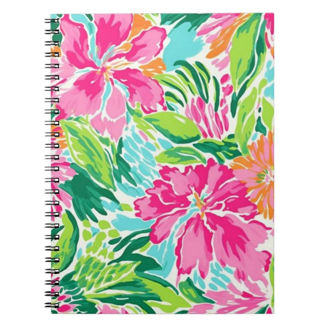Cuaderno Lilly Floral Notebook (Frente)