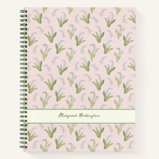 Cuaderno Lily de mano del Valle Elegante Rubor Rosa
