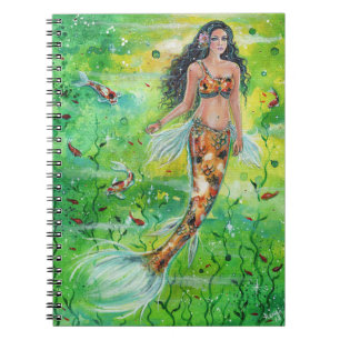 Cuaderno Lily de sirena Koi por Renee Lavoie