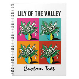 Cuaderno Lily del Valle May Birth Month Flower Gardener