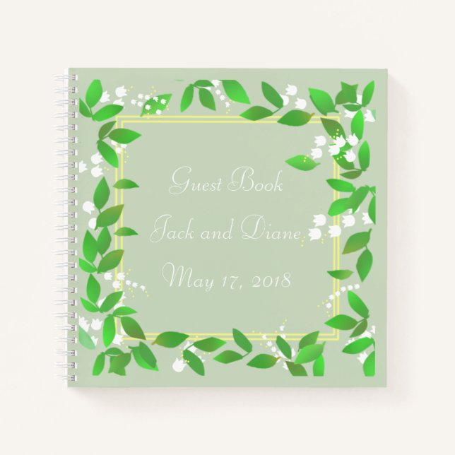 Cuaderno Lily of the Valley Notebook (Anverso)