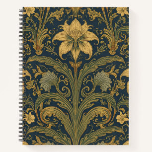 Cuaderno Lily Vintage Pre-Rafaelita de William Morris Golde