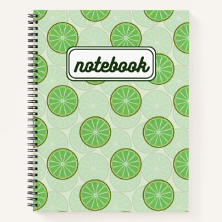 Cuaderno Lime Green Aesthetic Notebook