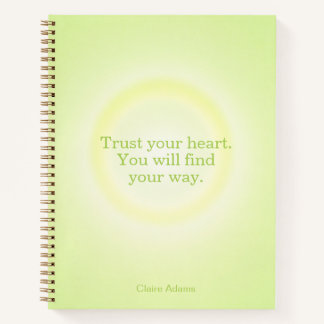 Cuaderno Lime Green Aura Message Notebook