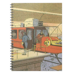 Cuaderno Limo de Avión Helicóptero de Ciencia Ficción Vinta
