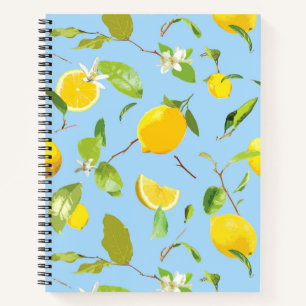 Cuaderno Limón acuático y hojas 3