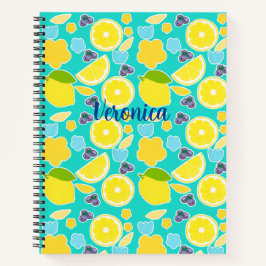 Cuaderno Limón de verano moderno