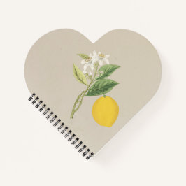 Cuaderno Limón dibujado a mano