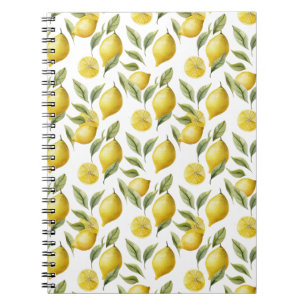 Cuaderno Limón lima cítrico 