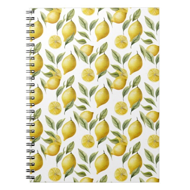 Cuaderno Limón lima cítrico  (Frente)