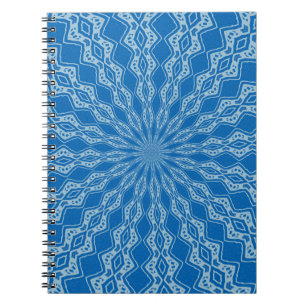 Cuaderno Limonada azul eléctrico y col rizada acuamarina