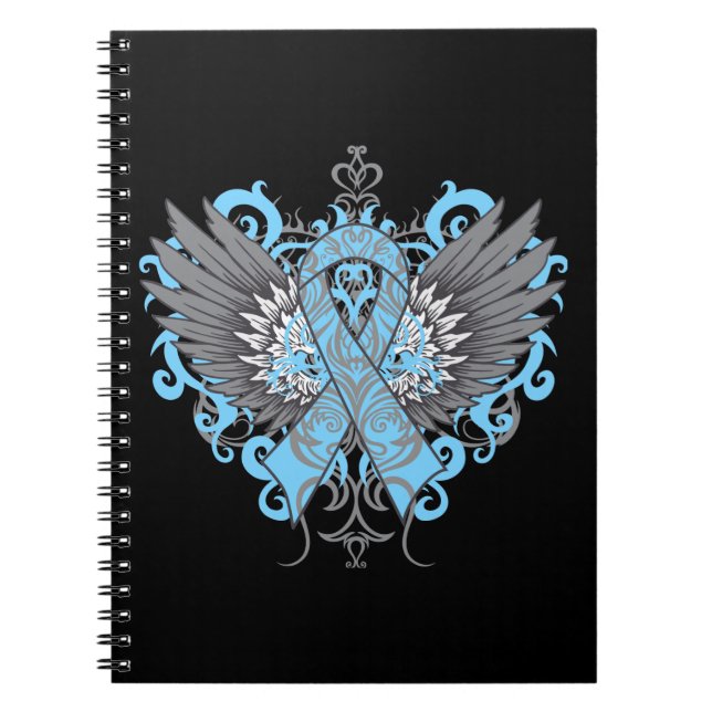 Cuaderno Limphedema Awareness Guay Wings (Frente)