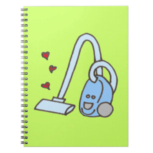 Cuaderno Limpiador de vacío con corazón