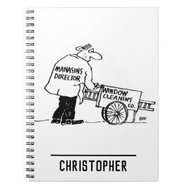 Cuaderno Limpiador de ventanas con carro de limpieza de ven